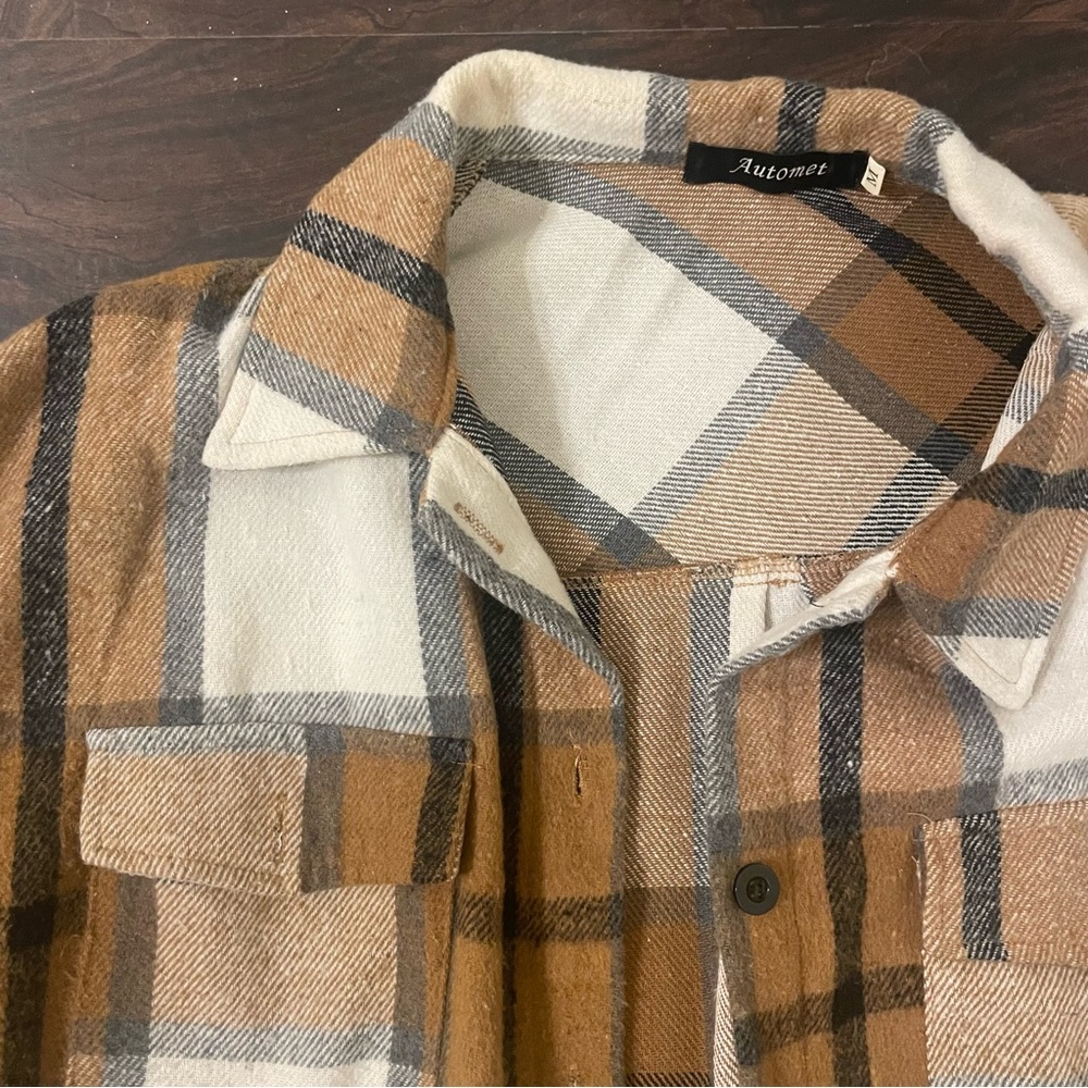 Amazon Beige Shacket - Picture 3 of 3
